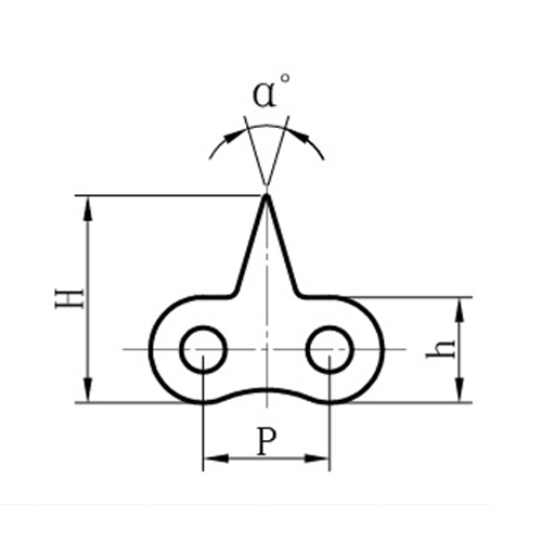 Chaînes supérieures pointues