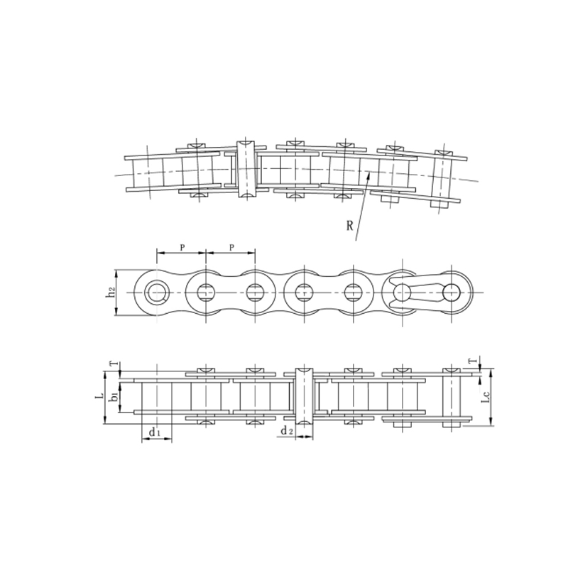 Chaînes à nœud latéral durables, performances stables