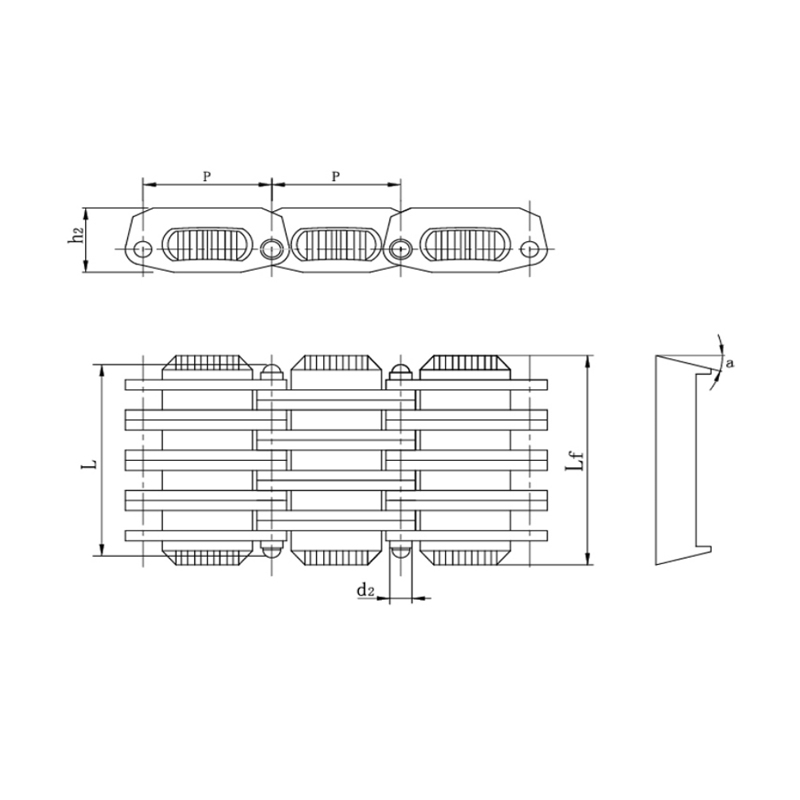Chaînes à vitesse variable en continu PIV avec lames coulissantes