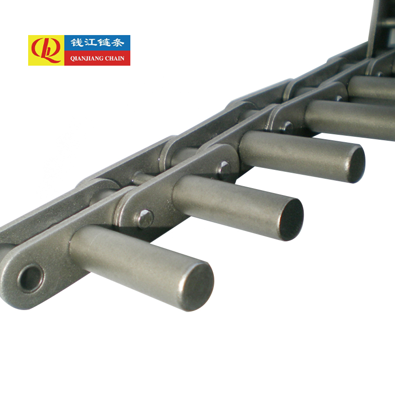 Chaînes de convoyeur à double pas avec axes rallongés